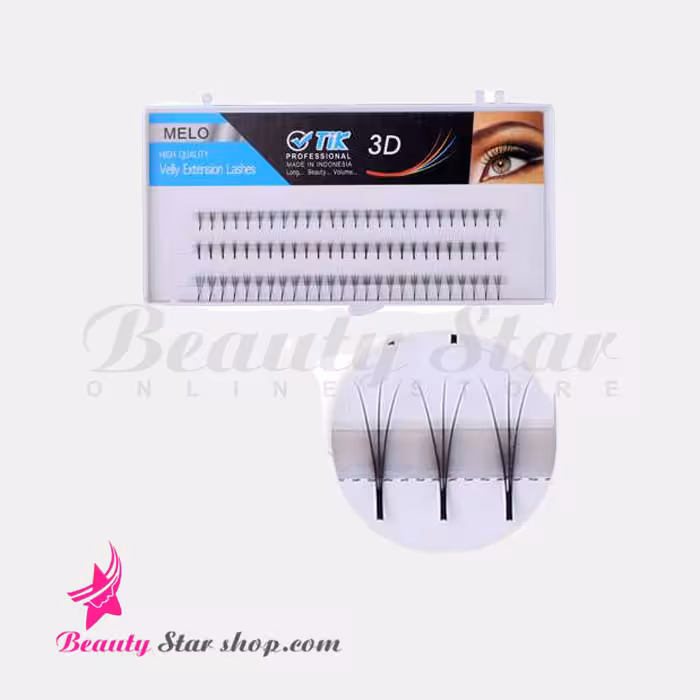 مژه مصنوعی والیوم سه بعدی طبیعی تیک سایز میکس