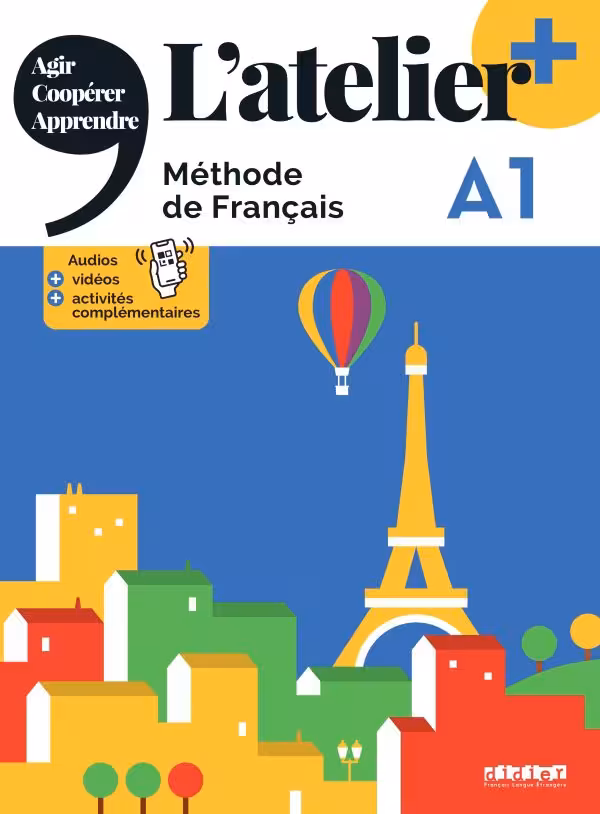 دانلود کتاب L'atelier niv .A1   cahier   DVD