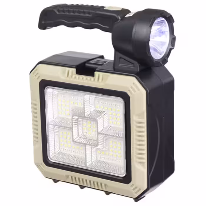 نورافکن دستی خورشیدی مدل جعبه ابزاردار کد 7739-C