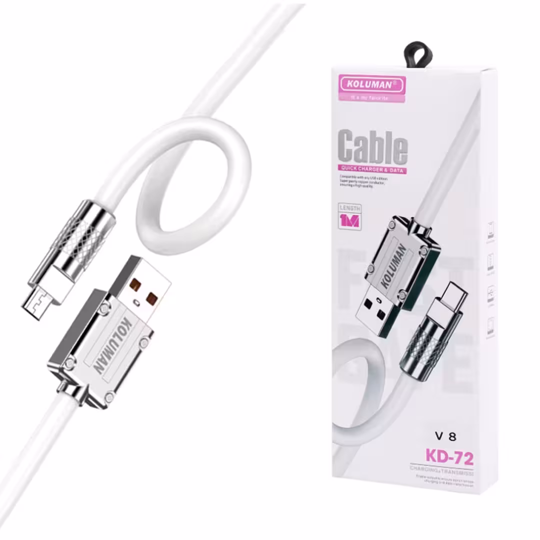 کابل اندروید KOLUMAN مدل KD-726 ماه گارانتی