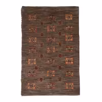 گبه دستباف یک متری طرح مدرن کد 4030416