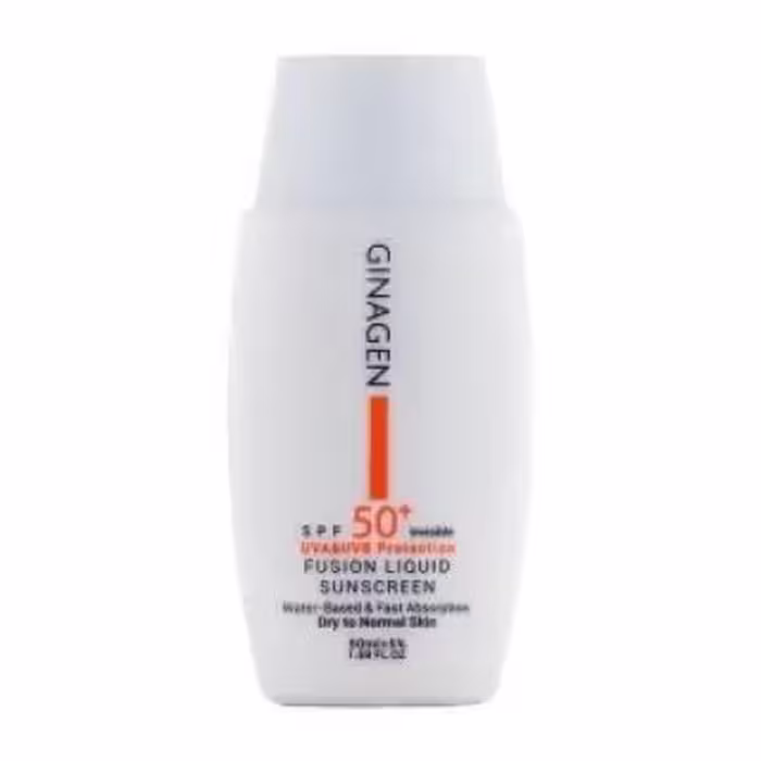 ضد آفتاب بی‌رنگ SPF 50 پیکسل مدل Fusion Liquid حجم 50 میلی لیتر