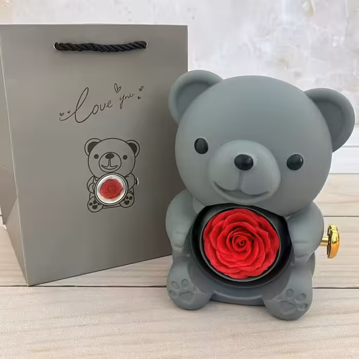 باکس سورپرایزی تدی جای سرویس طلا و بدلیجات