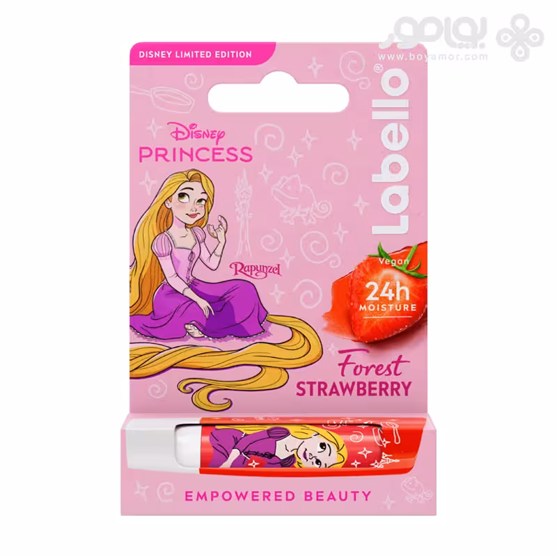 بالم لب بچگانه لابلو سری DISNEY PRINCESS RAPUNZEL رایحه توت فرنگی