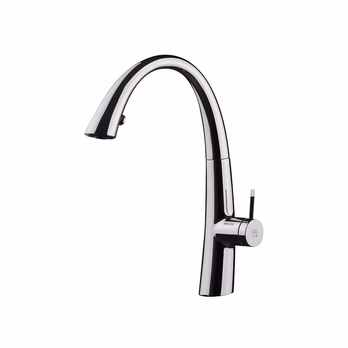 شیر ظرفشویی فایبر اپتیک کروم KWC مدل زو