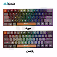 کیبورد گیمینگ سیمی مکانیکال تسکو مدل GK 8161