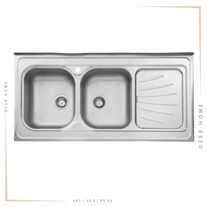 سینک استیل البرز مدل 300 روکار