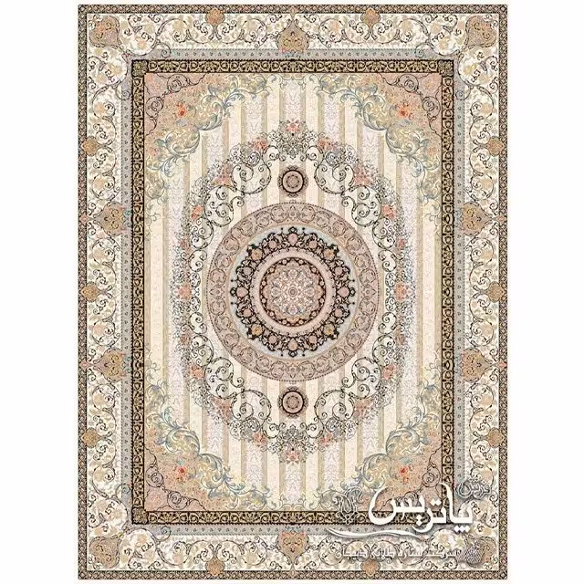 فرش پاتریس طلا کرم 1050 شانه