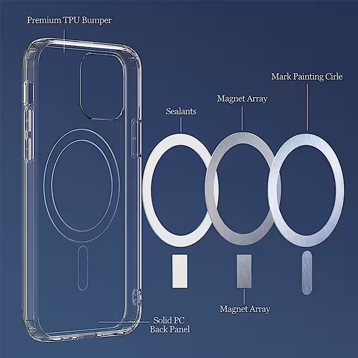 کاور مدل مگ سیف مناسب برای گوشی موبایل اپل iphone 14 