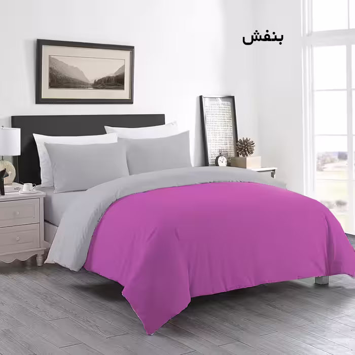 سرویس ملحفه تهران خواب مدل دورو کد t160 دو نفره چهار تکه 