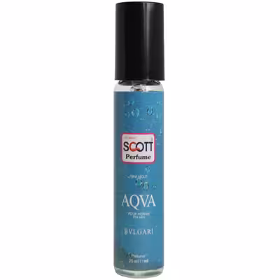 عطر جیبی مردانه اسکاتس مدل BVLGARI Aqva حجم 25 میلی لیتر