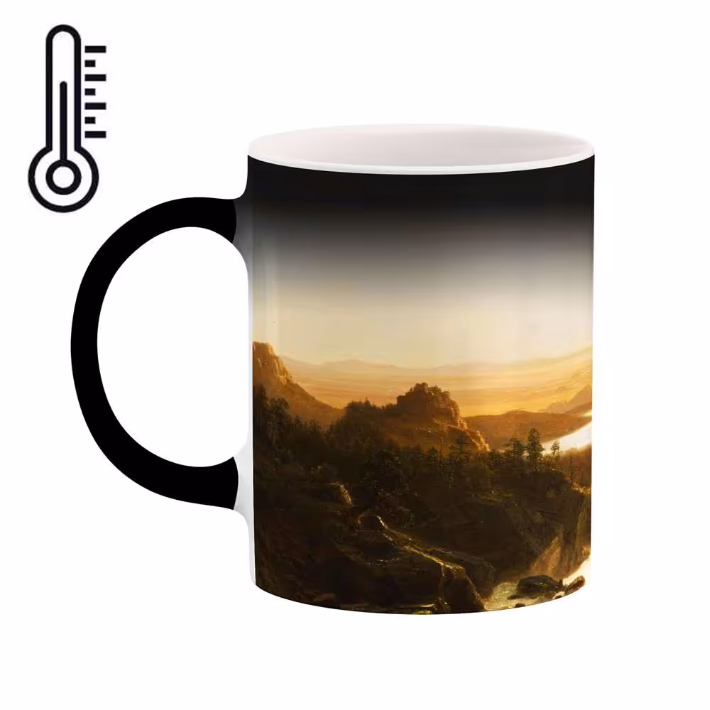 ماگ حرارتی کاکتی طرح نقاشی مدل mgh13741