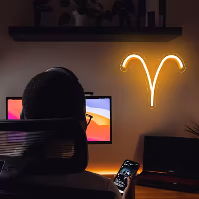 چراغ دیواری مدل نئون NEON-ARIES