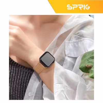 بند اسپریگ مدل Milanese مناسب برای اپل واچ سری 1 / 2 / 3 / 4 / 5 / 6 / 7 / 8 / SE / Ultra سایز 42 / 44 / 45 / 49 میلی متری