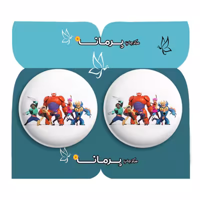 پیکسل پرمانه طرح ابر قهرمان کد pm2n.30934 مجموعه 2 عددی