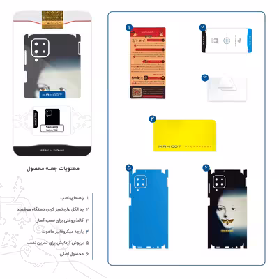 برچسب پوششی ماهوت مدل Silence of the Lambs-FullSkin مناسب برای گوشی موبایل سامسونگ Galaxy M22