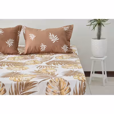 سرویس ملحفه بومرنگ مدل Hawaii-A2P160 دونفره 3 تکه