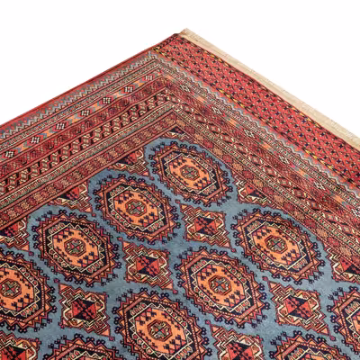 فرش دستبافت سه و نیم متری مدل ترکمن  کد  40.2600