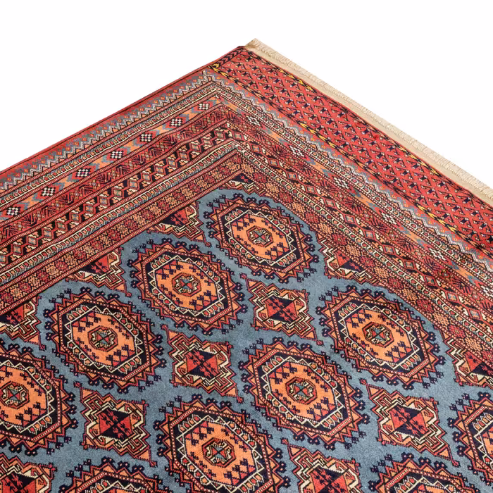 فرش دستبافت سه و نیم متری مدل ترکمن  کد  40.2600