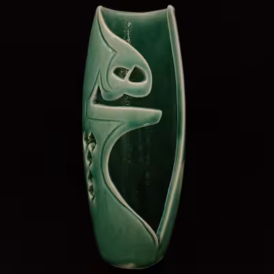 گلدان سرامیکی هیوا طرح هیچ کد 11049372