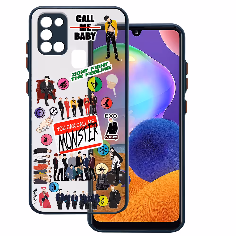 کاور طرح EXO مناسب برای گوشی موبایل سامسونگ Galaxy A21S 