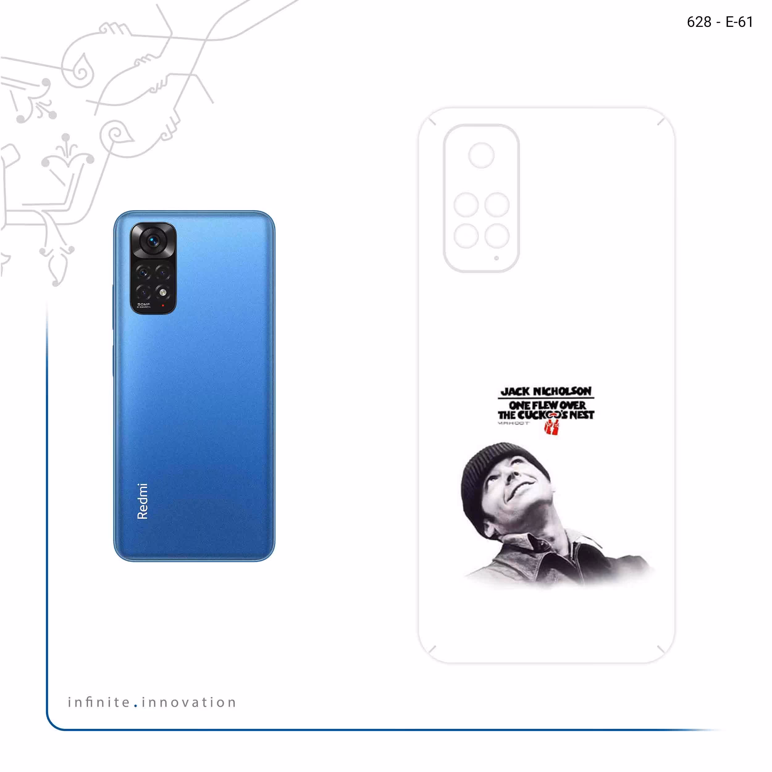 برچسب پوششی ماهوت مدل One Flew Over the Cuckoo's Nest مناسب برای گوشی موبایل شیائومی Redmi Note 11