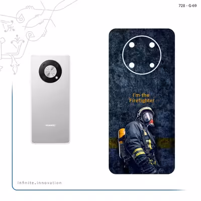 برچسب پوششی ماهوت مدل Firefighter مناسب برای گوشی موبایل هوآوی Nova Y90