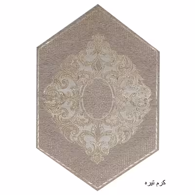 رومیزی مدل مخمل شاپسند مجموعه 6 عددی