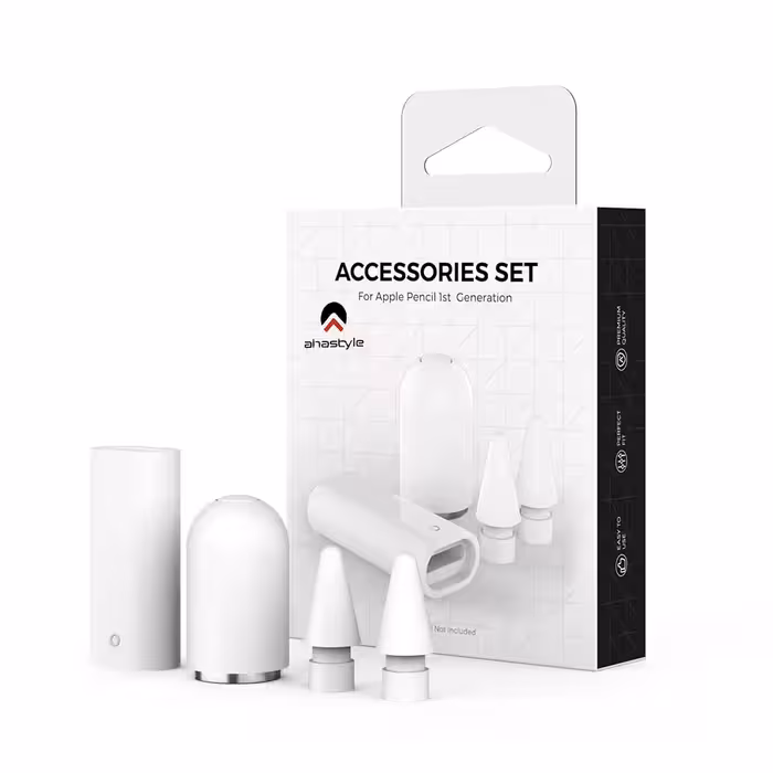 سری یدک و محافظ قلم لمسی آها استایل مدل PT146 مجموعه 3 عددی به همراه مبدل شارژر