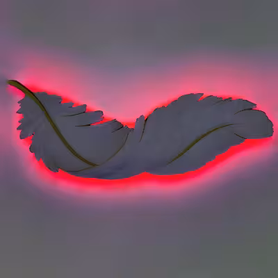 چراغ تزئینی مدل پر سه بعدی