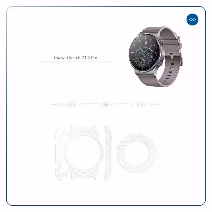 برچسب ماهوت طرح Cloud Transparent مناسب برای ساعت هوشمند هوآوی Watch GT 2 Pro