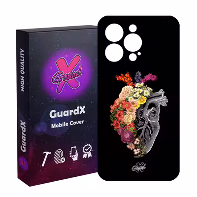 کاور گارد ایکس طرح قلب مدل Glass10216 مناسب برای گوشی موبایل اپل iPhone 13 Pro
