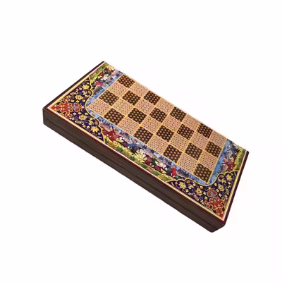 تخته شطرنج طرح چوگان کد 010