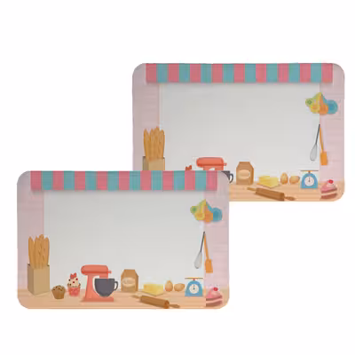 زیربشقابی طرح آشپزخانه کد 8118 مجموعه 2عددی