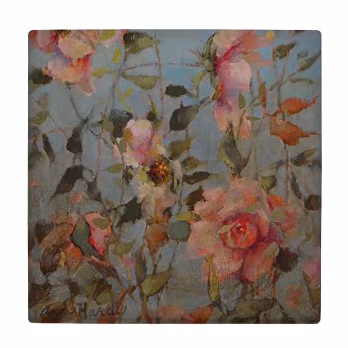  زیر لیوانی طرح نقاشی شاخه های گل کد    3455403_1327