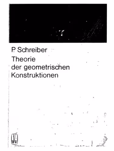 خرید و دانلود نسخه کامل کتاب Theorie der geometrischen Konstruktionen