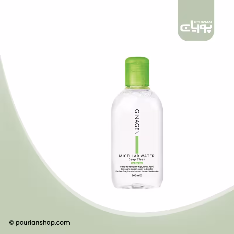 میسلار واتر (محلول پاک کننده آرایش) پوست چرب و مختلط ژیناژن