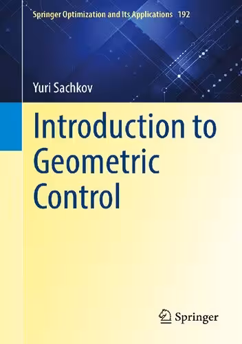 خرید و دانلود نسخه کامل کتاب Introduction to Geometric Control