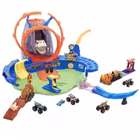 کیت بازی مانستر تراکس هات ویلز مدل T-Rex Volcano Arena