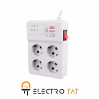 محافظ برق 4 خانه کامپیوتر یا صوتی تصویری آنالوگ 5 متری ساکو 22405