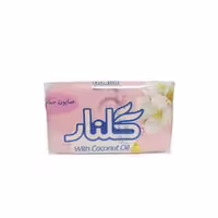صابون حمام صورتی  سلفون دار تکی 130گرمی گلنار