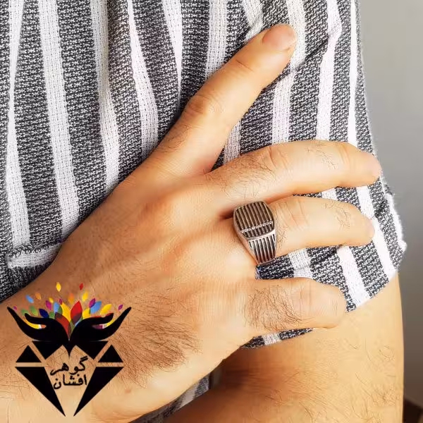 انگشتر نقره ترک مردانه اسپرت R3211