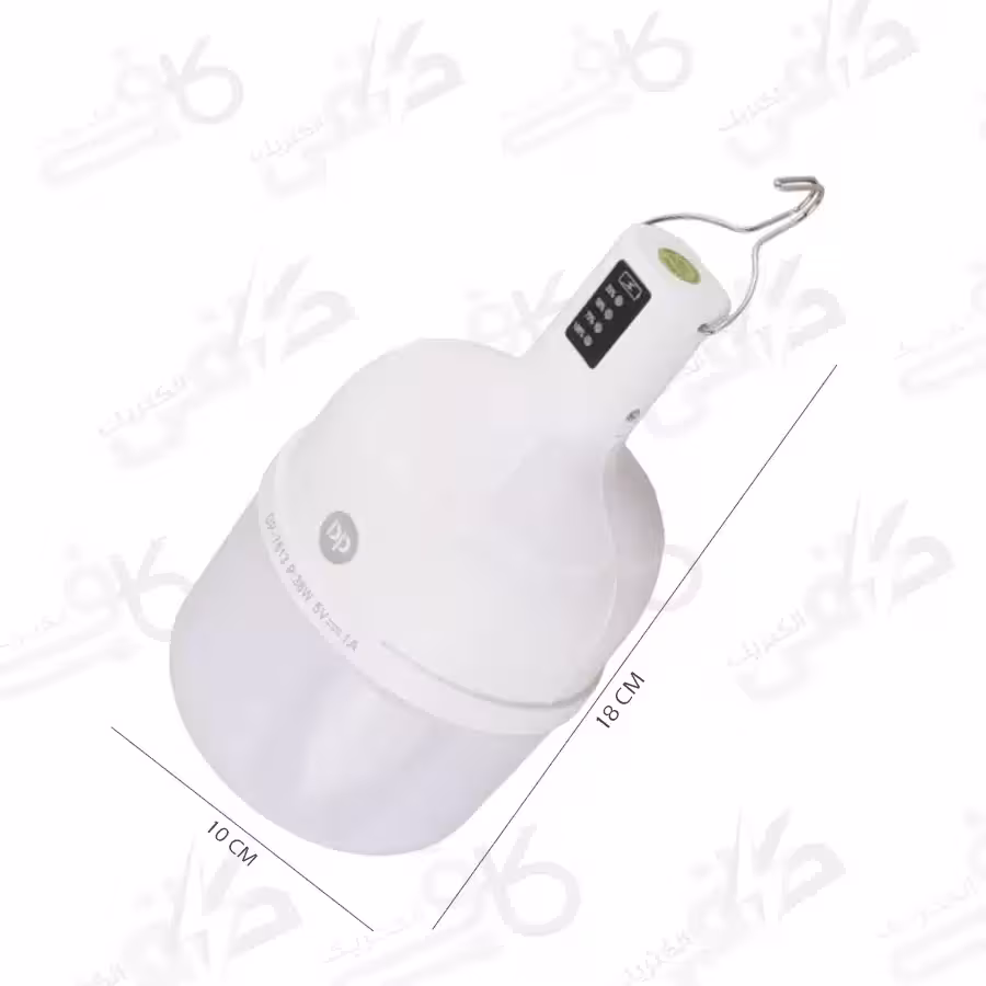 چراغ شارژی DP مدل 7813 لامپی 38 وات
