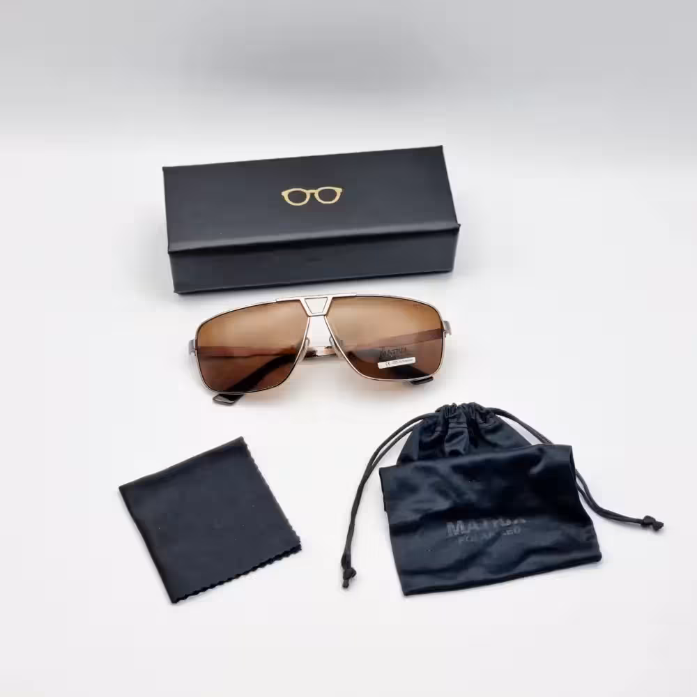 عینک آفتابی ماتریکس مدل 8355 رنگ قهوه‌ای