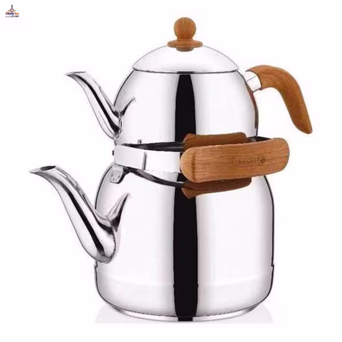 کتری و قوری کرکماز Foresta A217 — استیل 18/10 با کف سوپراکپسولی و ظرفیت 3.5   1.3 لیتر