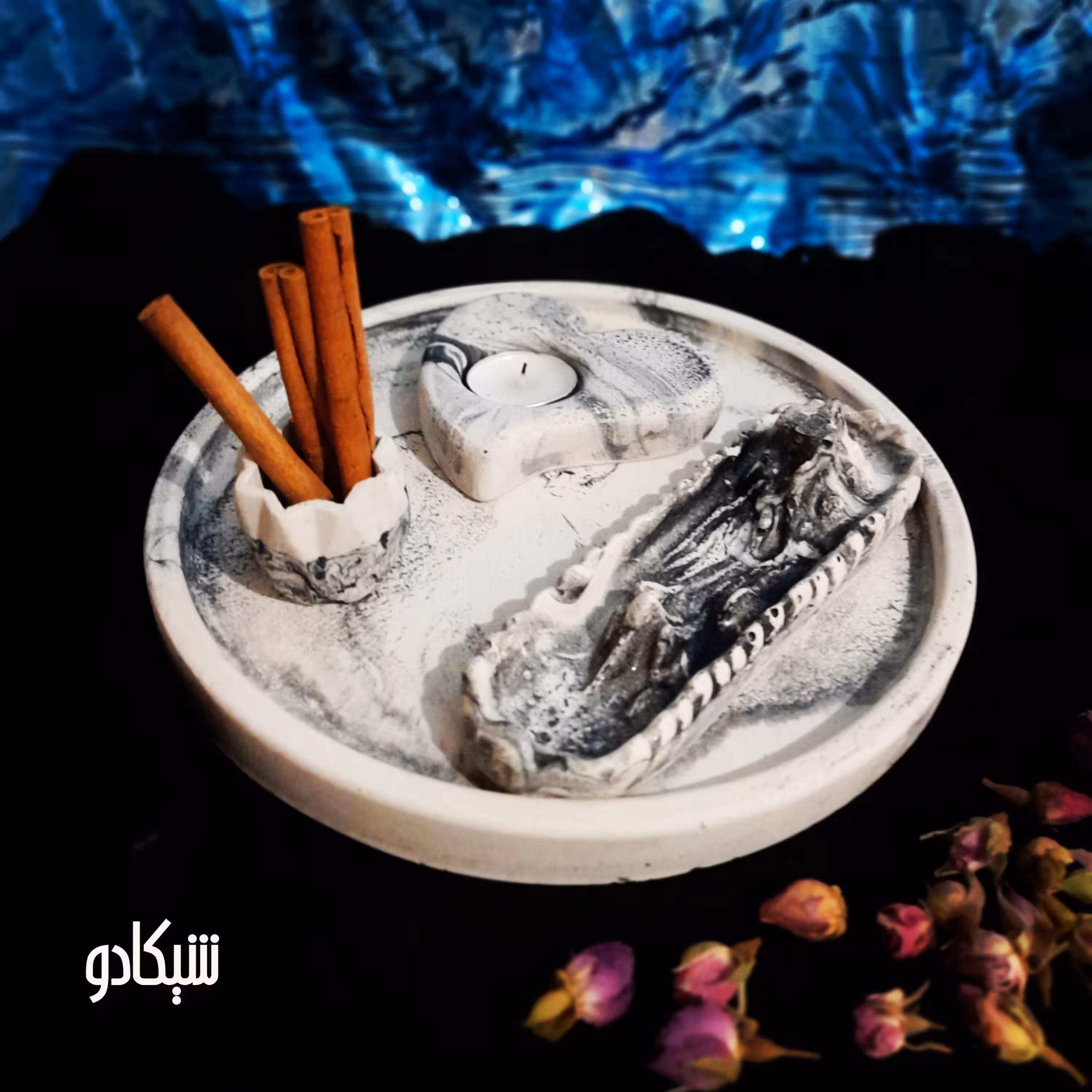 ست چهار تیکه سنگ مصنوعی 