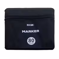 مارکر دو سر بیسیک مدل براش طرح تاچ بسته 80 رنگه