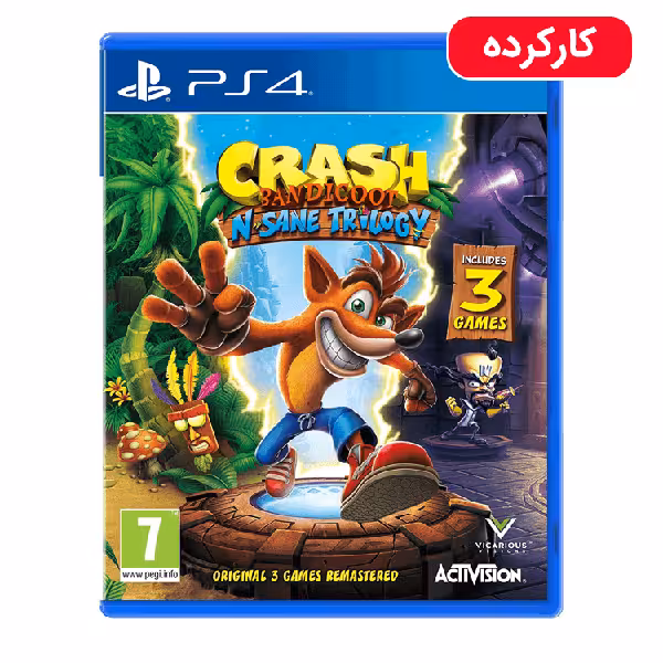 Crash Bandicoot N. Sane Trilogy – PS4 – کارکرده