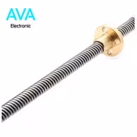 پیچ لید اسکرو T8 به همراه مهره – 30 سانتی متر – T8 LEAD SCREW 8mm