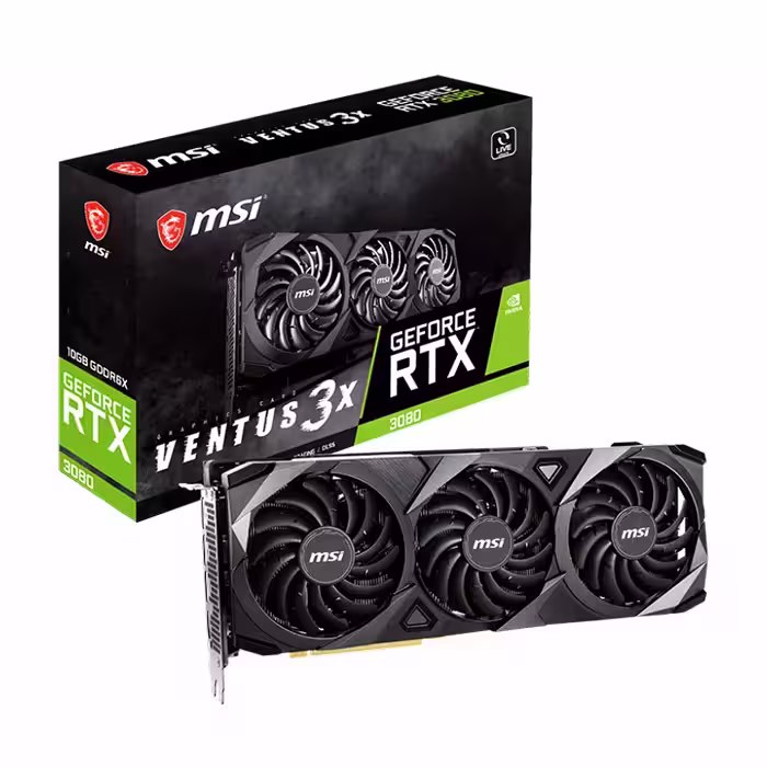 کارت گرافیک ام اس ای GeForce RTX 3080 VENTUS 3X 10GB